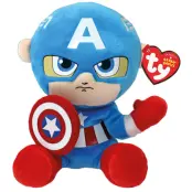 Beanie Babies Marvel Captain America - Plush 15cm