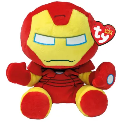 Beanie Babies Marvel Iron Man - Plush 15cm