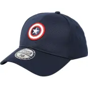 Captain America - Marvel Keps - Captain Amarica Logo - för mörkblå