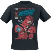 Daredevil - Marvel T-shirt - S 3XL - för Herr - svart