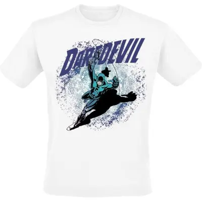 Daredevil - Marvel T-shirt - S 3XL - för Herr - vit