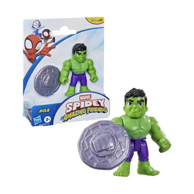 Disney Jr. Marvel: Spidey And His Amazing Friends - Hulk 3'' Figure (G2672)