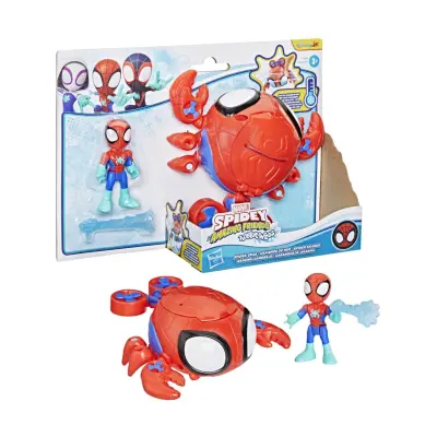 Disney Jr. Marvel: Spidey And His Amazing Friends Waterwebs - Spider Crab Figure & Vehicle (G1464)