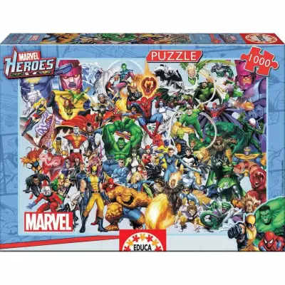 Educa Marvel Heroes Pussel 1000 bitar - Marvel -  Leksaksaffären