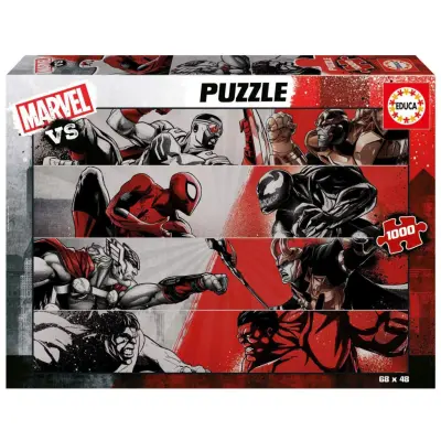 Educa Marvel vs Pussel 1000 bitar - Marvel -  Leksaksaffären