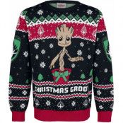 Guardians Of The Galaxy - Marvel Christmas jumper - Groot - M 3XL - för Herr - flerfärgad