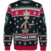Guardians Of The Galaxy - Marvel Christmas jumper - Groot - S 3XL - för Herr - flerfärgad