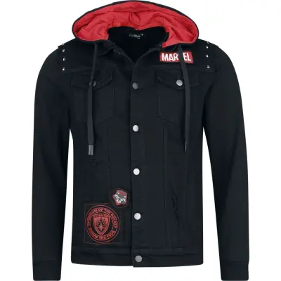 Guardians Of The Galaxy - Marvel Jeansjacka - Cosmic Mix - L - för Herr - svart