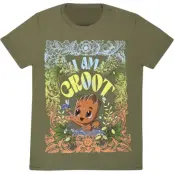Guardians Of The Galaxy - Marvel T-shirt - I Am Groot - S XXL - för  grön