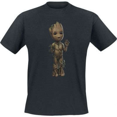 Guardians Of The Galaxy - Marvel T-shirt - I Am Groot - Wave Pose - M XXL - för Herr - svart