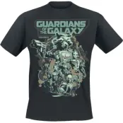 Guardians Of The Galaxy - Marvel T-shirt - Vol. 3 - Galactic Heroes - S XXL - för Herr - svart