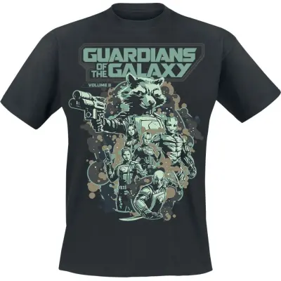 Guardians Of The Galaxy - Marvel T-shirt - Vol. 3 - Galactic Heroes - S XXL - för Herr - svart