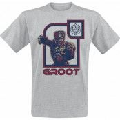 Guardians Of The Galaxy - Marvel T-shirt - Vol. 3 - Groot - S XXL - för Herr - grå