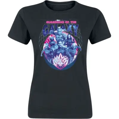Guardians Of The Galaxy - Marvel T-shirt - Vol. 3 - Guardians - S L - för Dam - svart