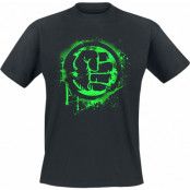 Hulk - Marvel T-shirt - Fist Symbol - S M - för Herr - svart