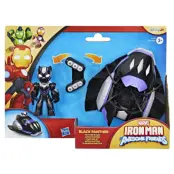 Iron Man Awesome Friends Fordon med figur Black Panther