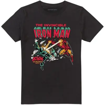 Iron Man - Marvel T-shirt - Den oövervinnelige Iron Man - S XXL - för Herr - svart