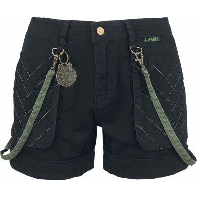 Loki - Marvel Shorts - 27 - för Dam - svart