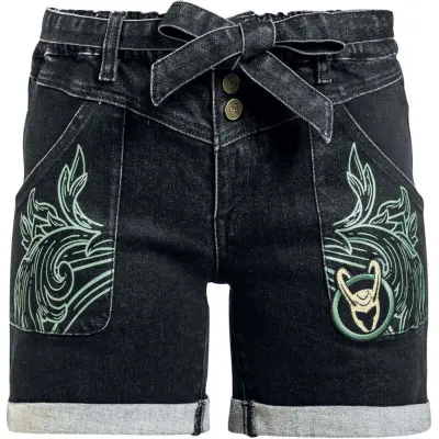 Loki - Marvel Shorts - God Of Mischief - 28 29 - för Dam - svart