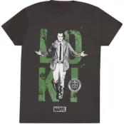 Loki - Marvel T-shirt - Suited - S XL - för  marinblå