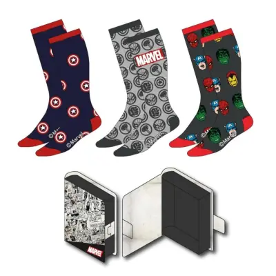 Marvel - 3 Pairs Socks Pack (Uk Size 5-10,5)