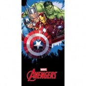 Marvel - Avengers with Logo Towel - 70 x 140 cm