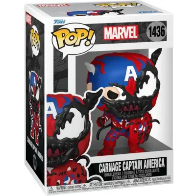 Marvel - Carnage Captain America vinylfigur 1436 - Funko Pop! - Funko Shop Europe