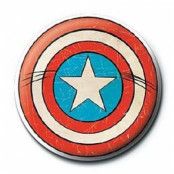 Marvel Comics - Captain America Shield - Button Badge 25Mm