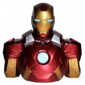 Marvel Comics Iron Man Bust Coin Bank