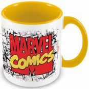 Marvel Comics Logo Coloured Inner Mug