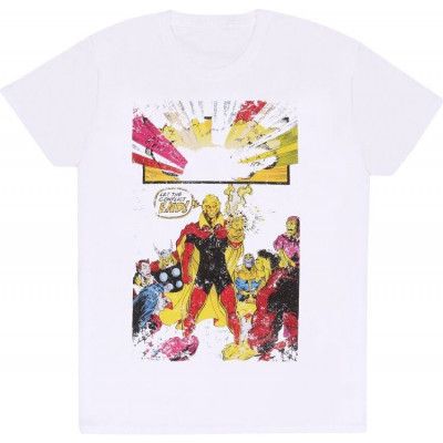 Marvel Comics - Marvel T-shirt - Warlock Guantlet - S XL - för Herr - vit