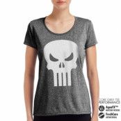 Marvel Comics - The Punisher Skull Performance Girly Tee, T-Shirt