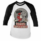 Marvel Comics Vintage Super Heroes Baseball Longe Sleeve T-Shirt, Long Sleeve T-Shirt