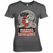 Marvel Comics Vintage Super Heroes Girly Tee, T-Shirt