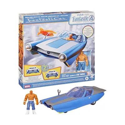 Marvel Fantastic Four: First Steps - Hover & Cruise Fantastic Car & Thing Vehicle & Figure