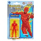 Marvel Fantastic Four Human Torch retro figure 9,5cm