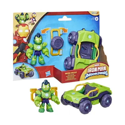 Marvel: Iron Man And His Awesome Friends - Iron Hulk Iron Racer Vehicle