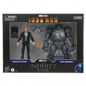 Marvel Legends The Infinity Saga Iron Man Obadiah Stane and Iron Monger set 2 figures 15cm