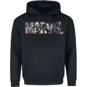 Marvel - Marvel Luvtröja - Logo Group B&W Outline - S XXL - för Herr - svart