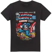 Marvel - Marvel T-shirt - Captain America - serieomslag i retrostil - M 3XL - för Herr - svart