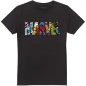 Marvel - Marvel T-shirt - Comic Logo - M 3XL - för Herr - svart