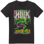 Marvel - Marvel T-shirt - Hulken - serieomslag i retrostil - M 3XL - för Herr - svart