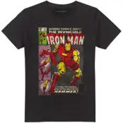Marvel - Marvel T-shirt - Iron Man - serieomslag i retrostil - M 3XL - för Herr - svart
