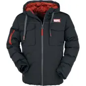 Marvel - Marvel Vinterjacka - Marvel Logo - S M - för Herr - svart
