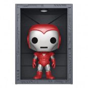 POP Marvel Deluxe Hall of Armor Iron Man Model 8 Silver Centurion PX Exclusive 9 cm
