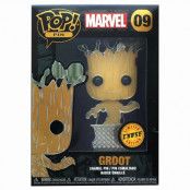 Marvel - Pop Large Enamel Pin Nr 09 - Groot - Chase