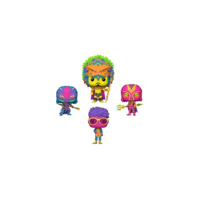 Marvel POP! Movies Vinyl Figure 4-Pack Black Panther Wakanda Forever S2 9 cm
