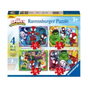 Marvel Puzzle: Spidey and his Amazing Friends - It's Spidey Time! (4in1)