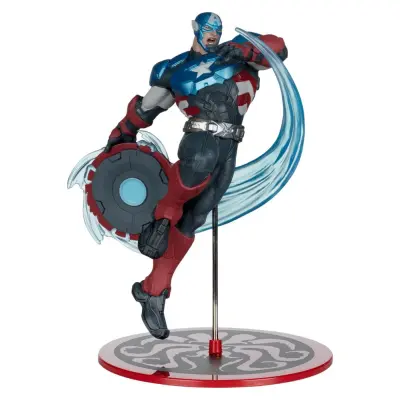 Marvel Rivals Collection 1/10 Action Figure Captain America 20 cm