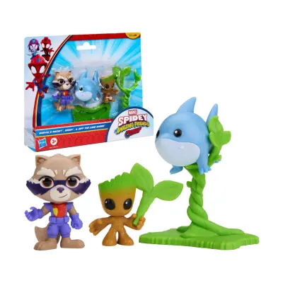 Marvel Spidey and His Amazing Friends: Groot & Rocket Rescue 2-Pack (G3045)